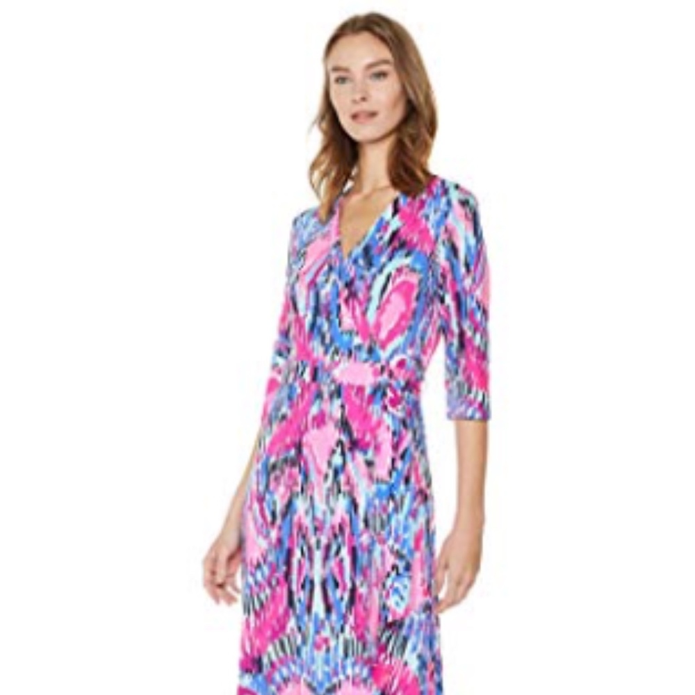 Lilly Pulitzer Marvista Wrap Maxi Dress